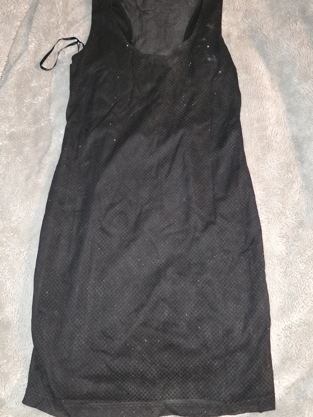 Rue21 Black Sleeveless Mini Dress with Subtle Sheen